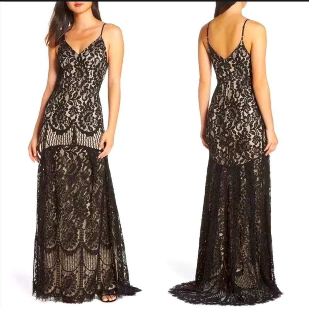 extra small lulus lace dress with train
